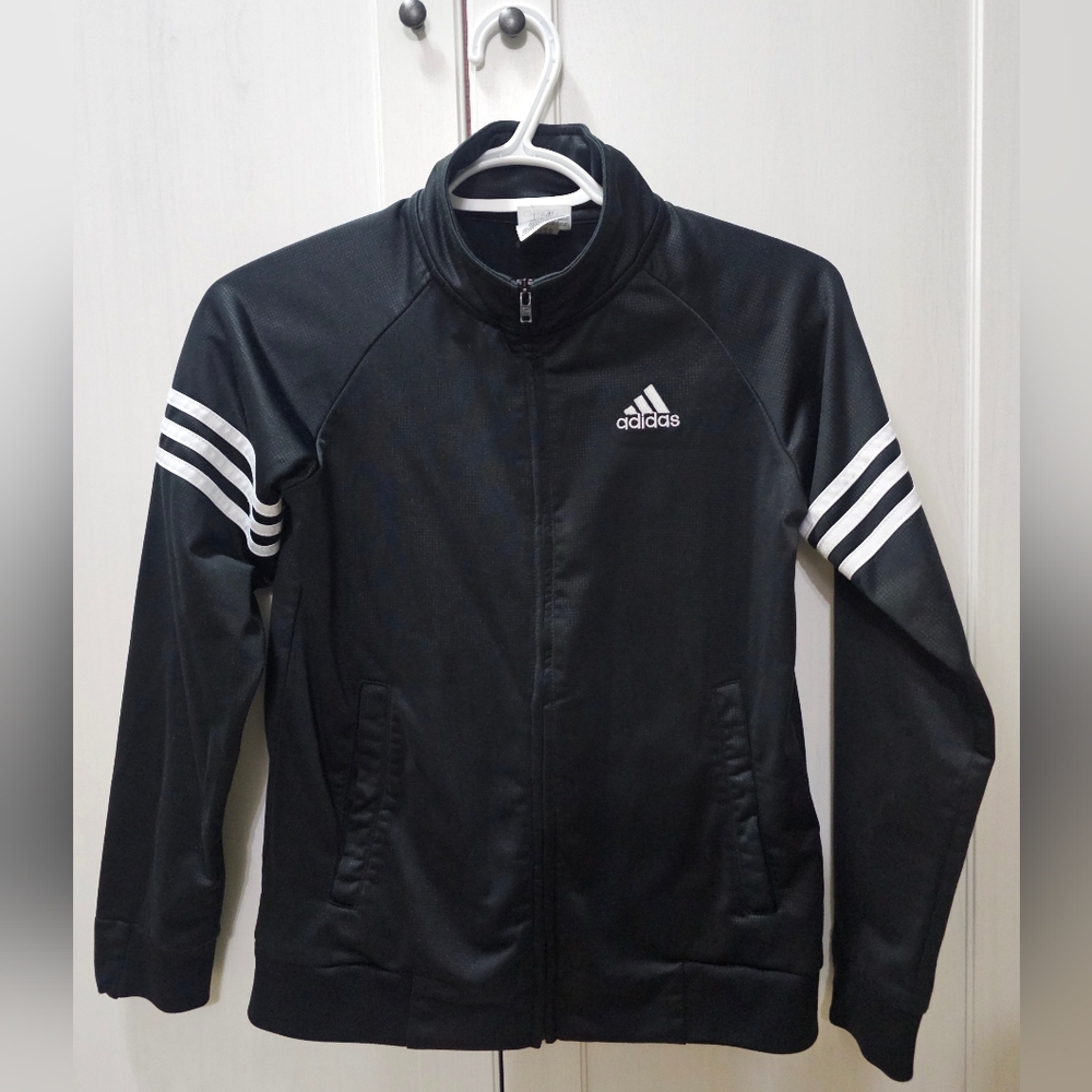 Adidas Black Jacket (10-12)